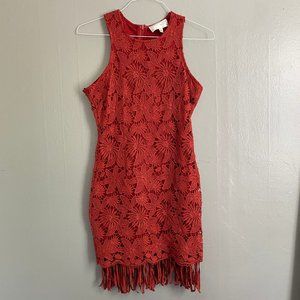 Orange Sleeveless Dress